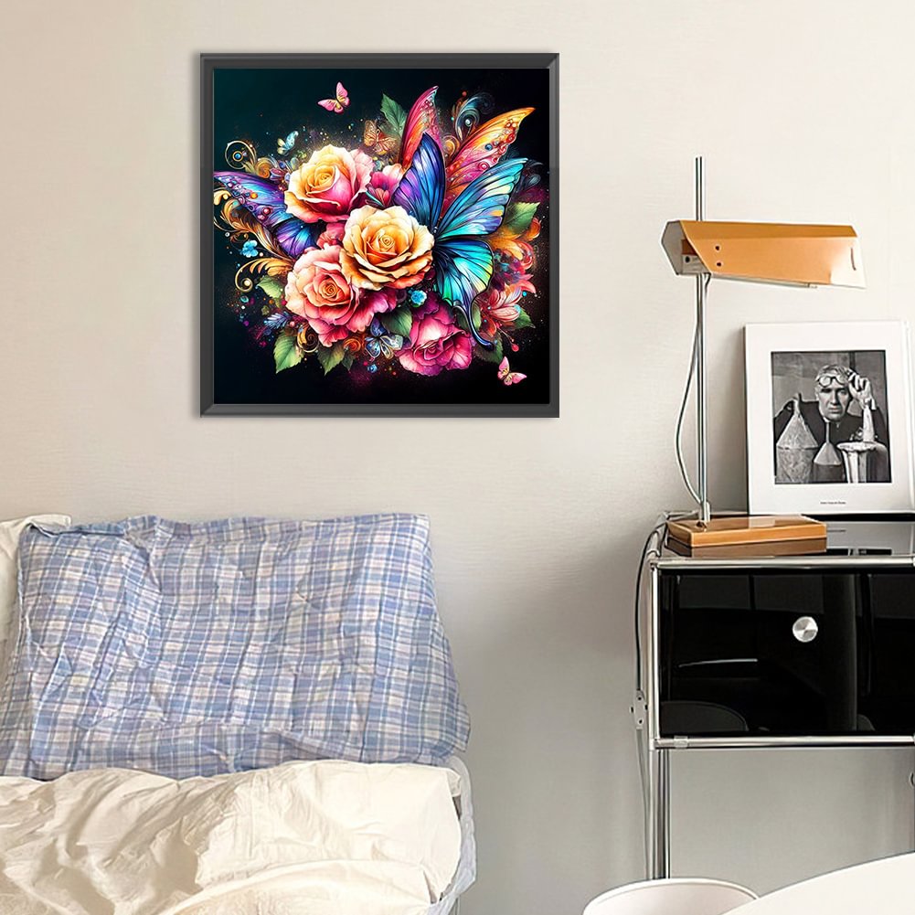 Resin Art Rose - Diamond Painting Family Fairy Dust Diamond