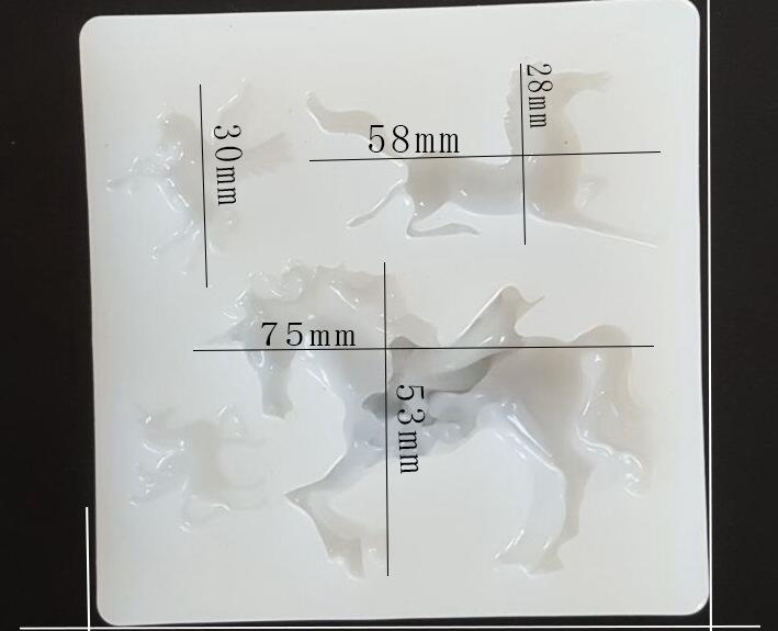 Resin Art Equipment - Cute Animals Silicone Mold for DIY