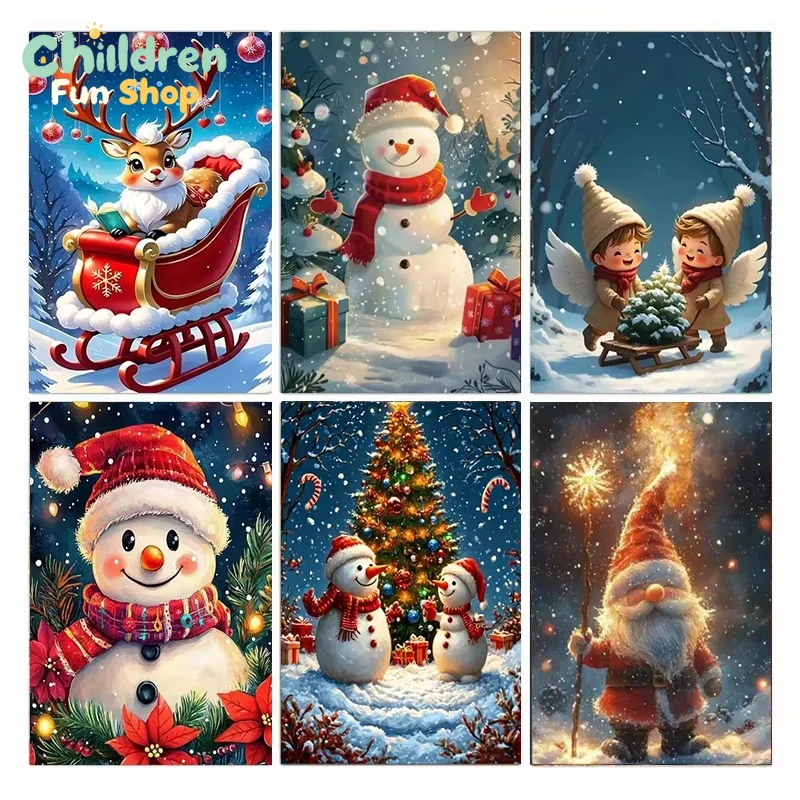 Christmas 5D Diamond Painting, - огляд і ціна Resin Art Work