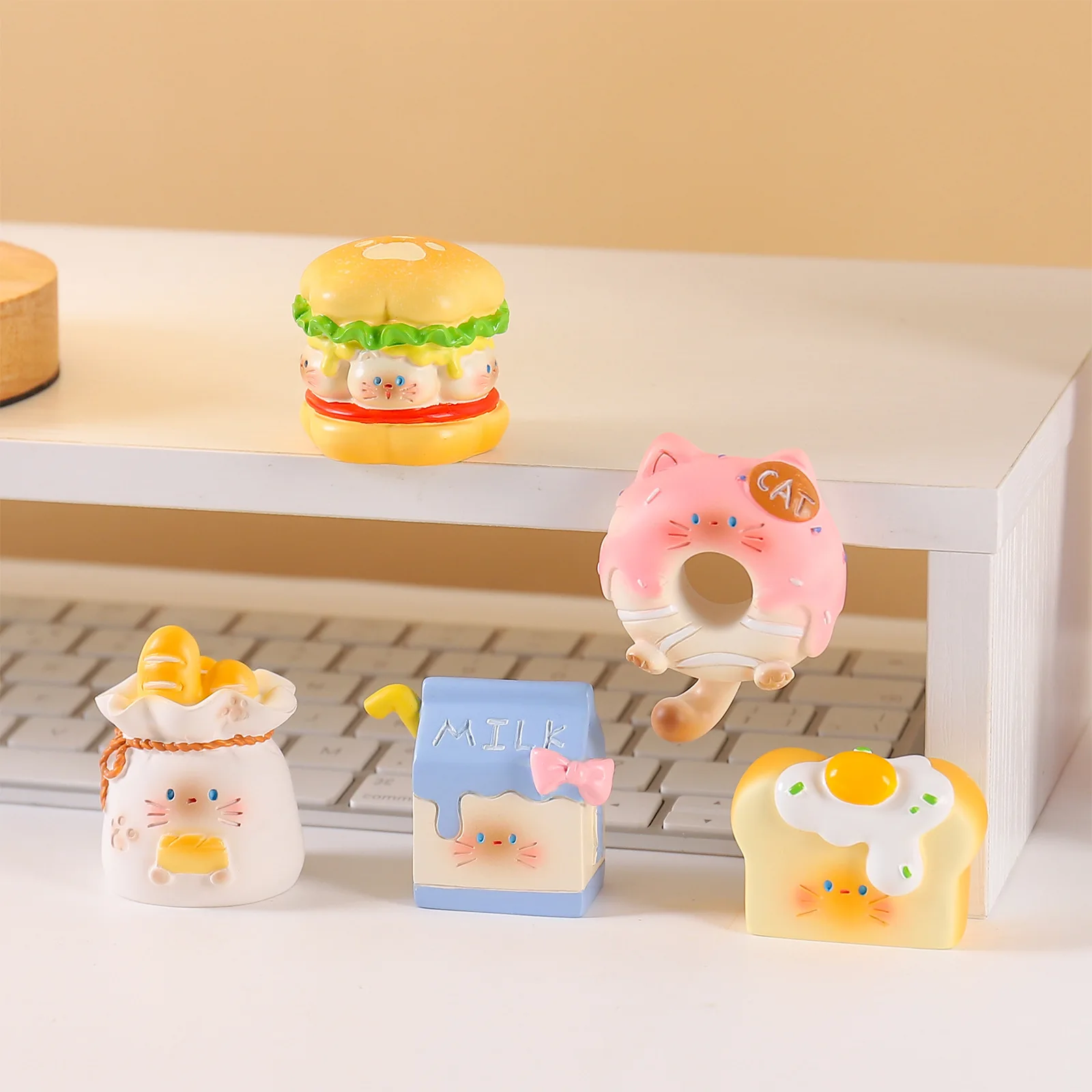Cat Food Shop Blind Box Cute C - огляд і ціна Resin Art Case